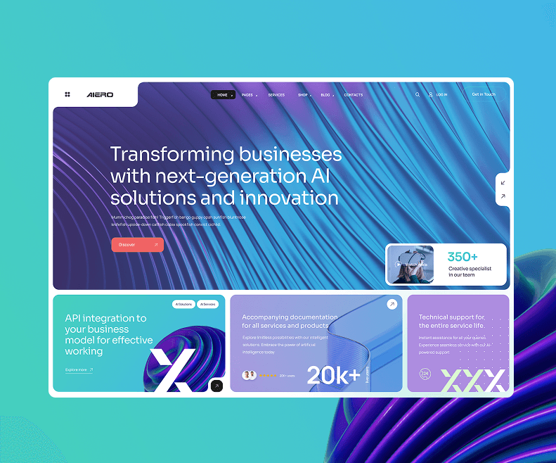 AI Agency & Technology HTML Template
