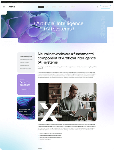 AI Agency & Technology HTML Template